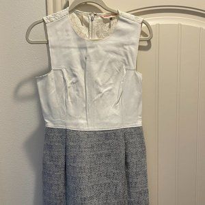 Rebecca Taylor Mixed Material Mini Dress